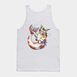 Purrmaid: Ginger Bicolor Tank Top